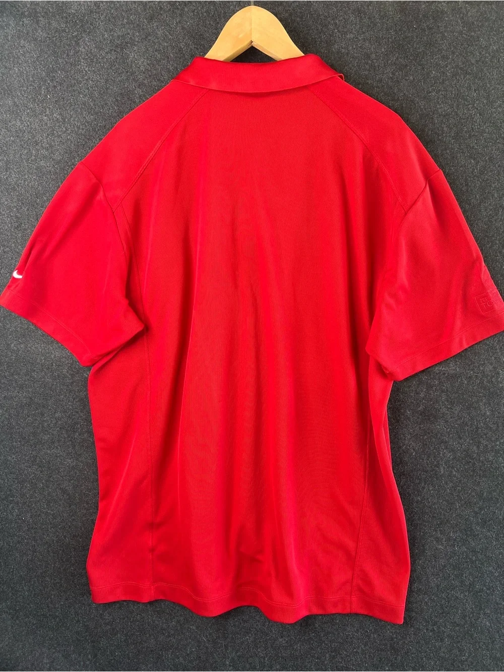 Nike Dri-Fit LA Angels Red Mens Golf Polo Shirt Size XL Performance Athletic Fit